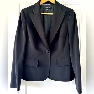 Ann Klein blazer black size 6